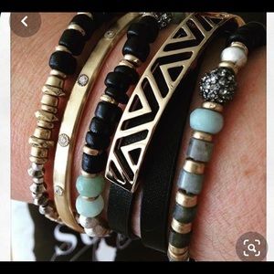 Stella & Dot Ally Double Wrap Bracelet